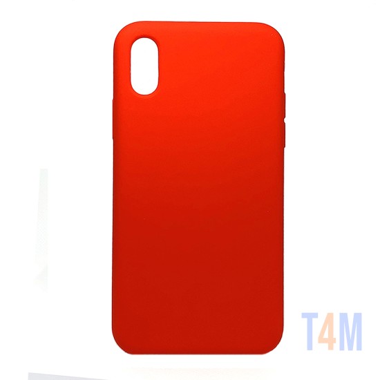 Funda de Silicona para Apple iPhone X/XS Rojo